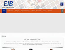 Tablet Screenshot of eib.org.br